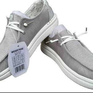Hey Dude Wendy Rise Lunar Rock Women’s Slip On Shoes Size W9